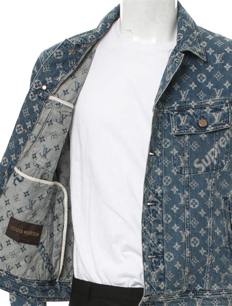 lv supreme trucker jacket|supreme louis vuitton trucker jacket.